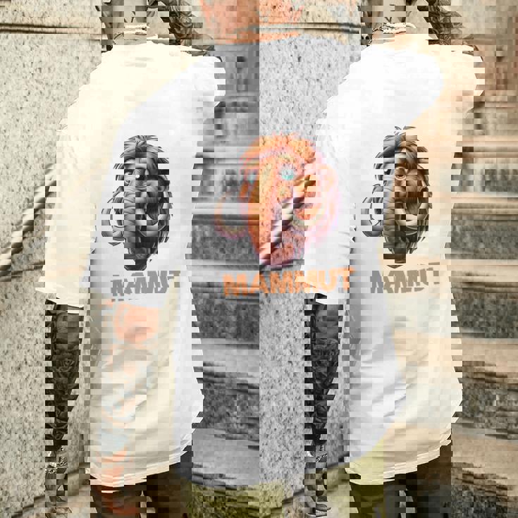 Mammut 氷河期 石器時代 象 ダス イスト マムート コスチューム 長袖tシャツ メンズTシャツ バックプリント 彼への贈り物