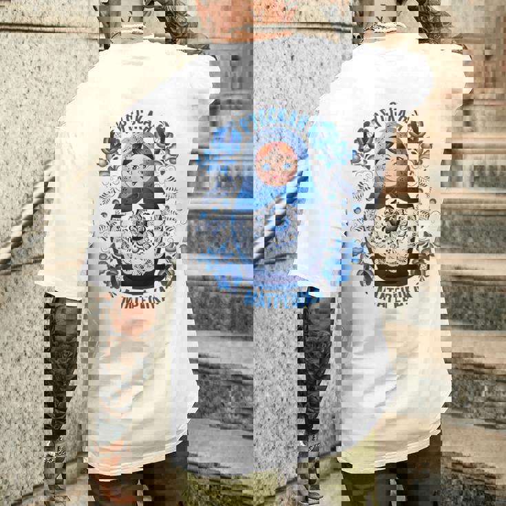 Matryoshka ロシア人形 Gzhelより メンズTシャツ バックプリント 彼への贈り物