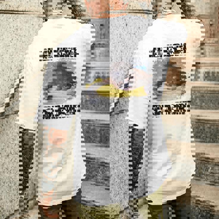 Mein Kuschel スリープシャツ モンキー ベビー オランウータン メンズTシャツ バックプリント 彼への贈り物