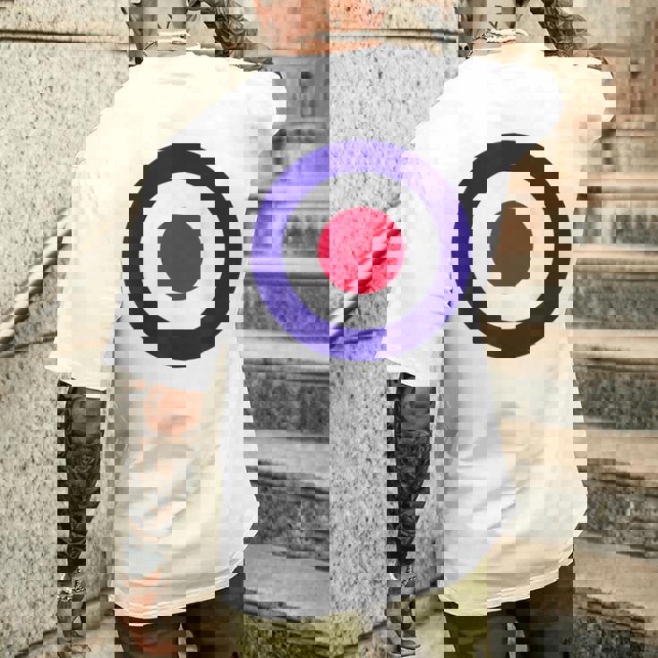 Mod Target レトロ Mods Arrow Targets ファッション メンズTシャツ バックプリント 彼への贈り物