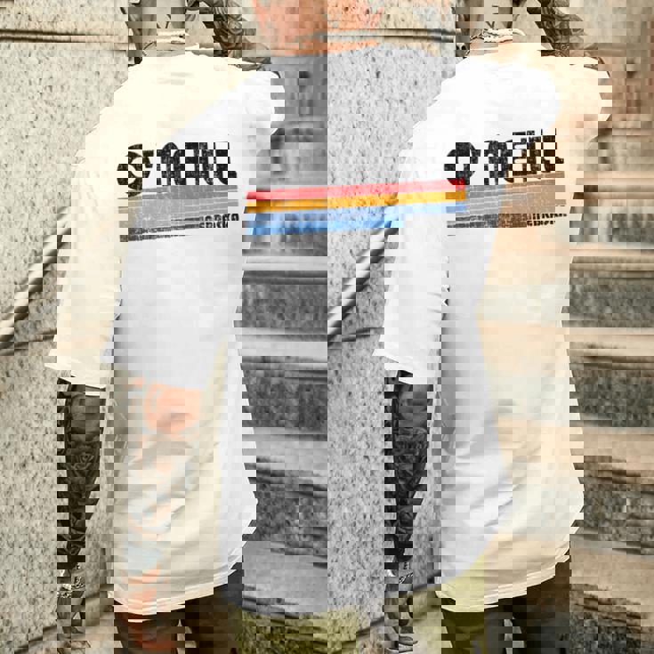 O'neill Ne Hometown Pride Retro 70年代80年代スタイル メンズTシャツ バックプリント 彼への贈り物