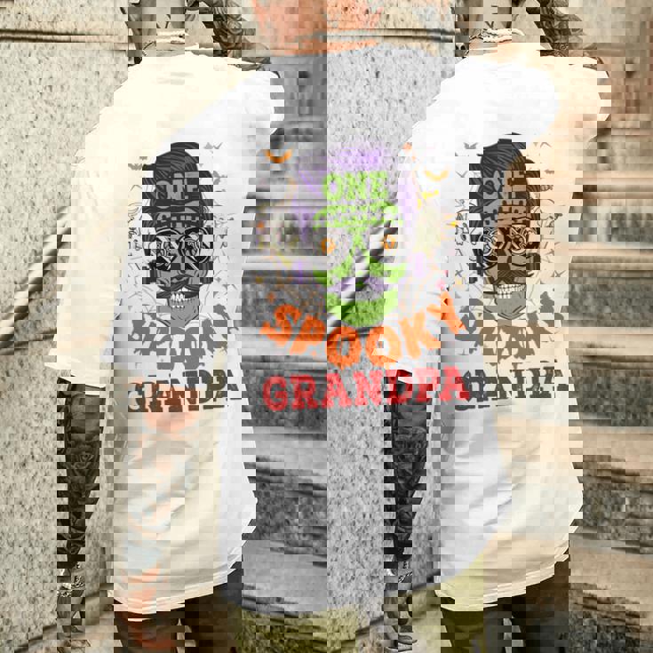Onepooky Grandpa ハロウィン ホラーマン サングラス ファミリー 長袖tシャツ メンズTシャツ バックプリント 彼への贈り物
