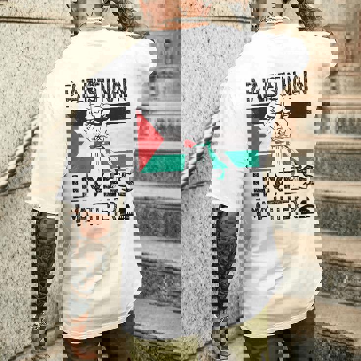 Palestinian Lives Matter メンズTシャツ バックプリント 彼への贈り物