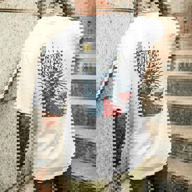 Party In The Usa 自由の女神シャツ 面白い 7月4日 メンズTシャツ バックプリント 彼への贈り物