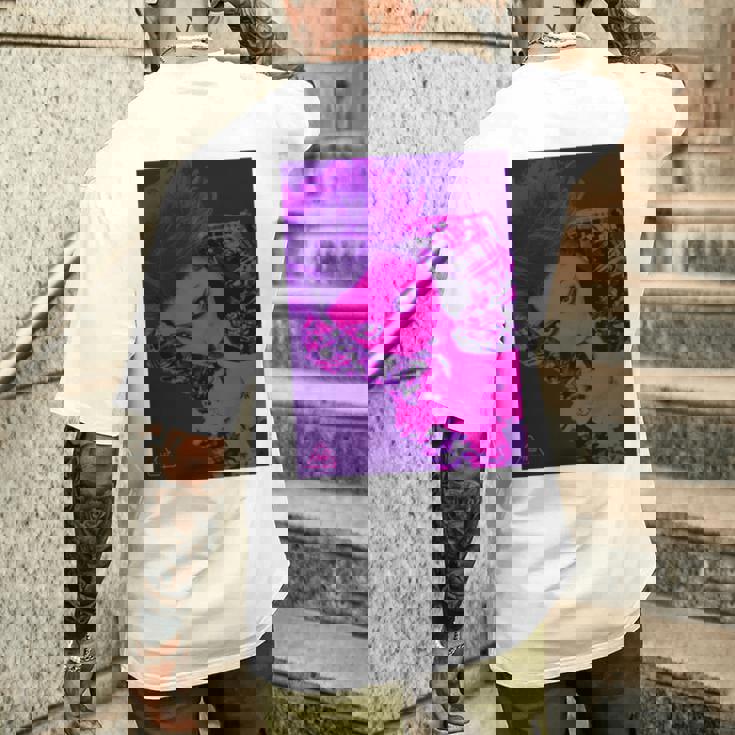 Pink 長袖tシャツ メンズTシャツ バックプリント 彼への贈り物