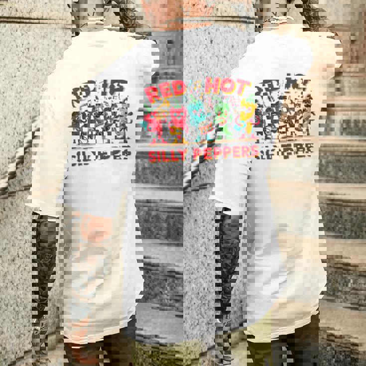 Red Hotilly Peppers メンズTシャツ バックプリント 彼への贈り物