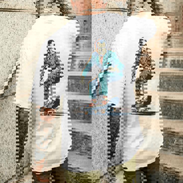 Richard Nixon スケートボード ロックスター メンズTシャツ バックプリント 彼への贈り物