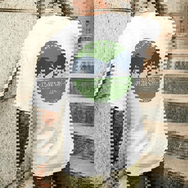 Sheltowee Trace Trail ケンタッキー州テネシー州 メンズTシャツ バックプリント 彼への贈り物
