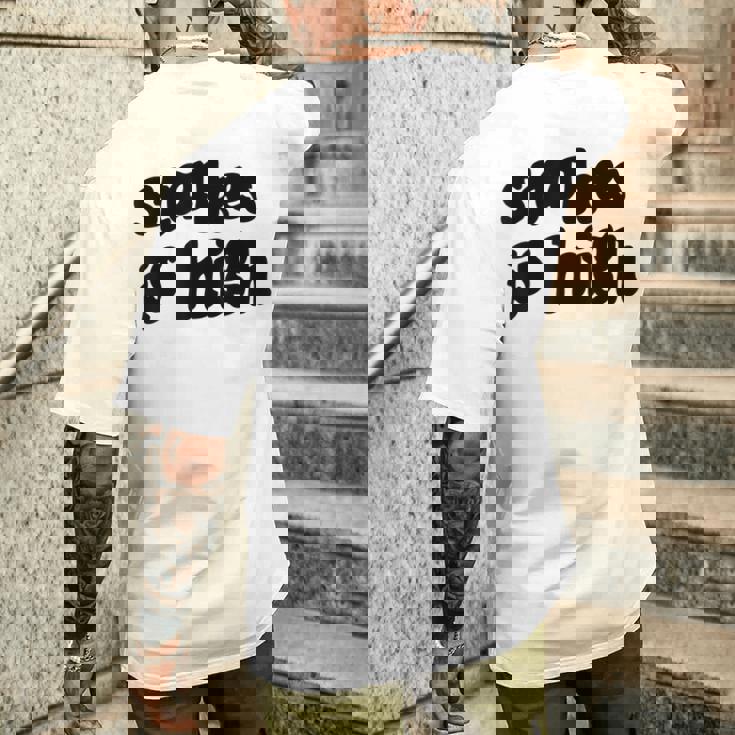 Stakes Is High メンズTシャツ バックプリント 彼への贈り物