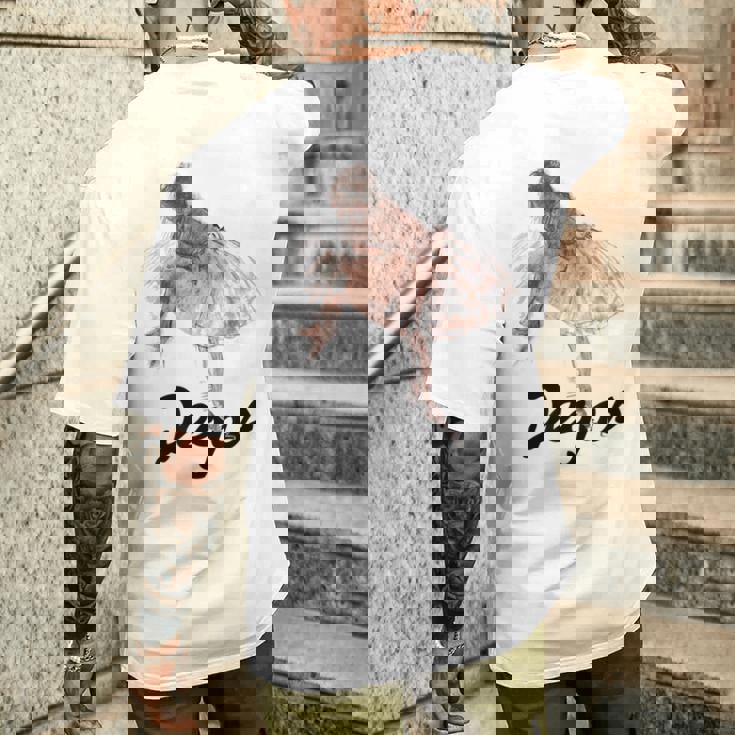 Study Of A Ballet Dancer エドガー・ドガ メンズTシャツ バックプリント 彼への贈り物