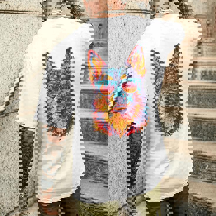 Swedishallhund 犬 モチーフ ペット サングラスwedishallhund メンズTシャツ バックプリント 彼への贈り物