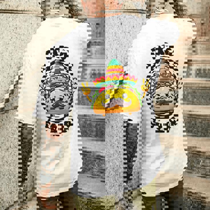 Tacoquad 面白いメキシカンタコス火曜日 タコスバウトチーム タコス メンズTシャツ バックプリント 彼への贈り物