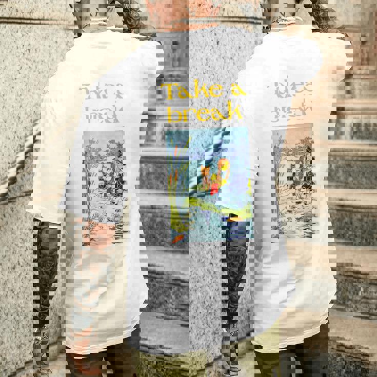 Take A Break Fun オズの魔法使い メンズTシャツ バックプリント 彼への贈り物