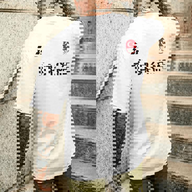 Turkiye トルコ国旗 トルコ オリンピック シューティング チーム スポーツ メンズTシャツ バックプリント 彼への贈り物