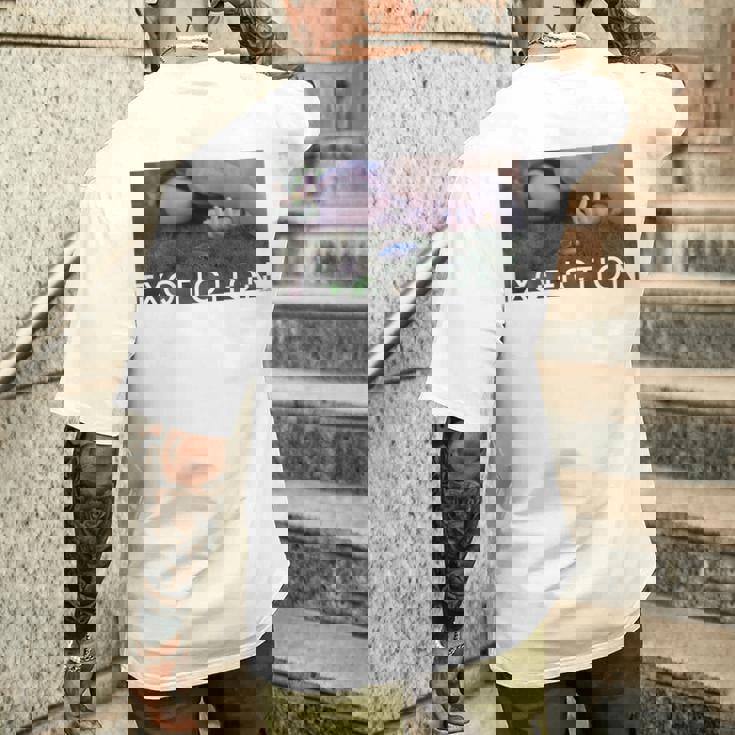 Txq Fiction 白tシャツ（半袖）背面 メンズTシャツ バックプリント 彼への贈り物