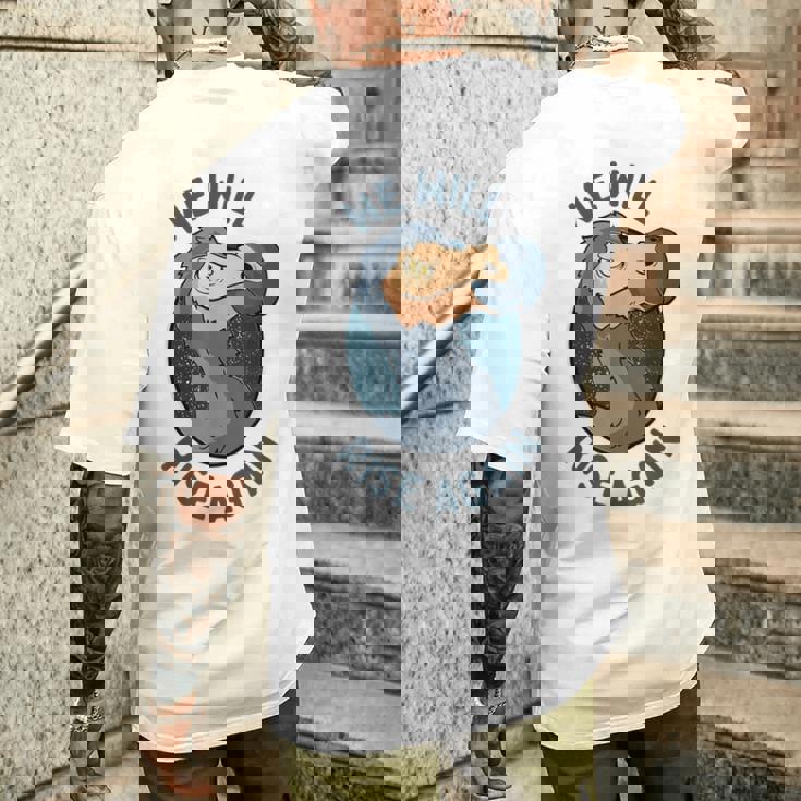 We Will Rise Again 絶滅した飛べないドードー メンズTシャツ バックプリント 彼への贈り物