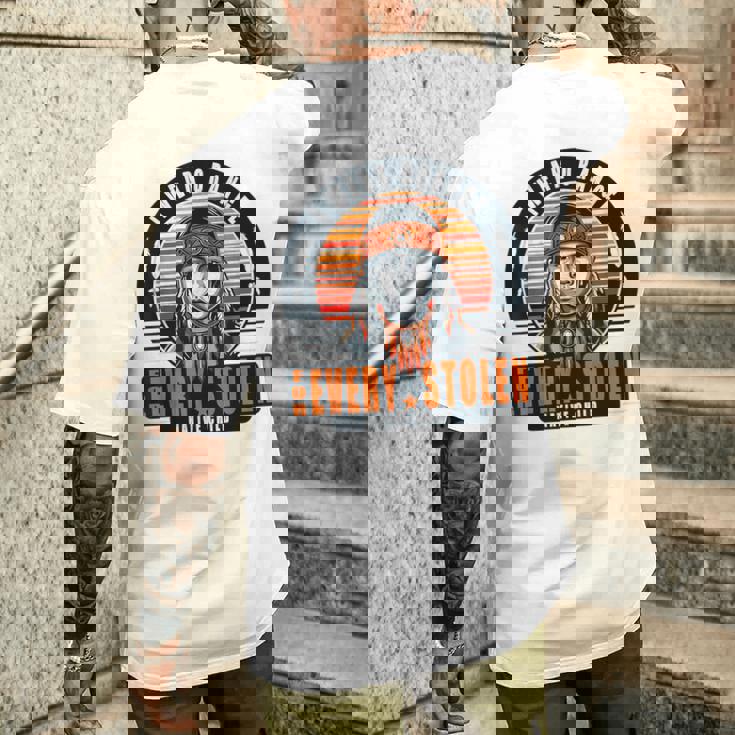 I Wear Orange For Every Stolen Native Child Orange Day Men's T-shirt Back Print Gifts for Him I Wear Orange For Every Stolen Native Child Orange Day Men's T-shirt Back Print Gifts for Him