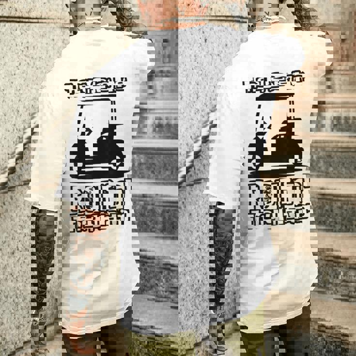 Theyee Me Rollin' They Hatin' & Golf Cart メンズTシャツ バックプリント 彼への贈り物