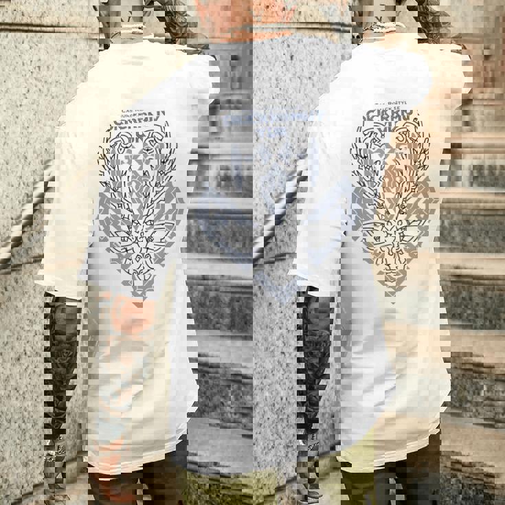 Yukユク黒ver メンズTシャツ バックプリント 彼への贈り物