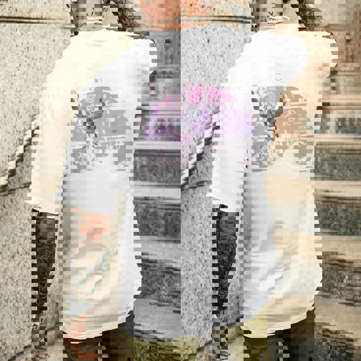 【猫又おかゆ】ホロぐら名場面 メンズTシャツ バックプリント 彼への贈り物