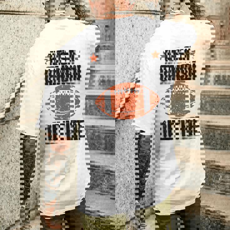 あれは俺の孫だ。フットボール・ファニー・フットボール・グランマ メンズTシャツ バックプリント 彼への贈り物