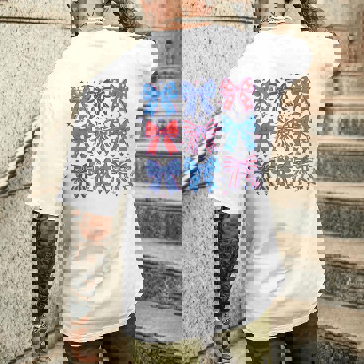 かわいい愛国的なボウスターデザイン7月4日シャツusaプライド メンズTシャツ バックプリント 彼への贈り物