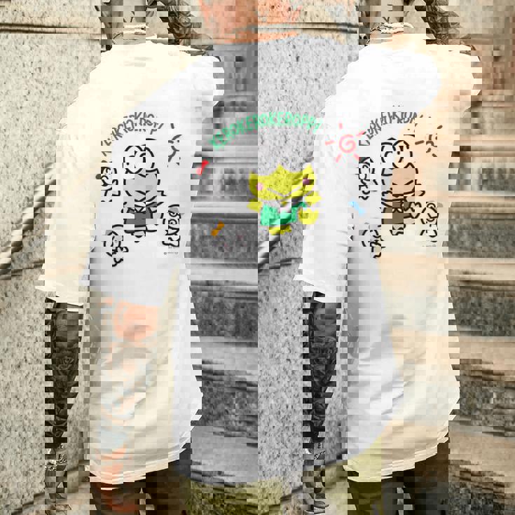 けろけろけろっぴ てるてるぼうず ライトカラー メンズTシャツ バックプリント 彼への贈り物