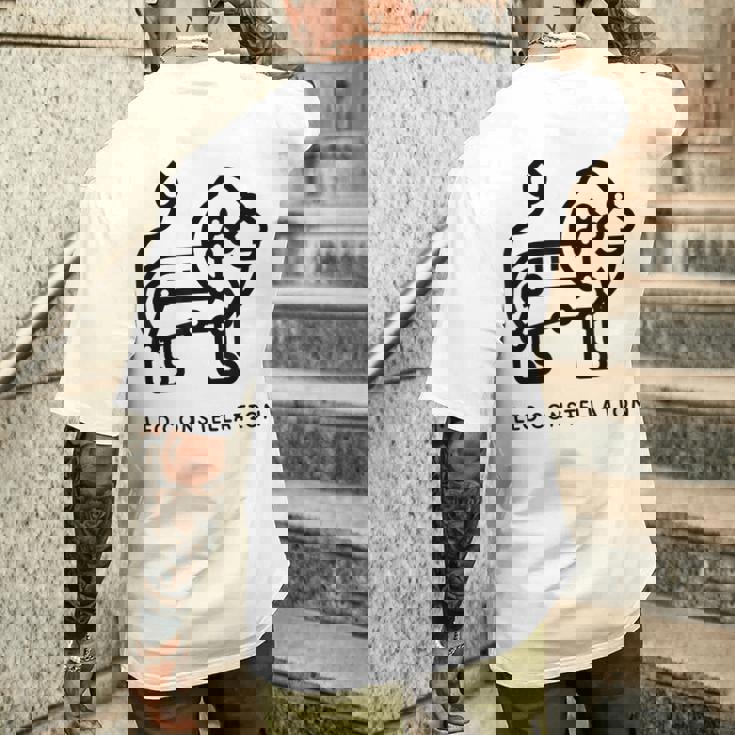 しし座 メンズTシャツ バックプリント 彼への贈り物