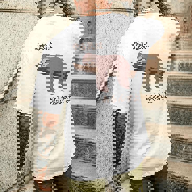 やる気はあるんすよ パンダ ジョーク かわいい 動物好き ギャグ好き ジョーク好き ギャグ おもしろ ネタ メンズTシャツ バックプリント 彼への贈り物