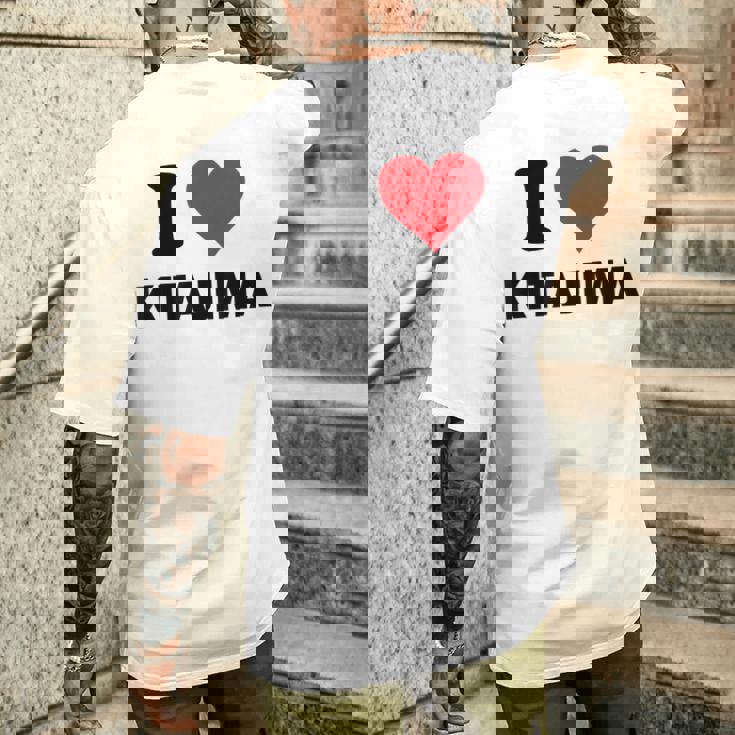 アイハート 北島 Japan Love 日本土産 メンズTシャツ バックプリント 彼への贈り物