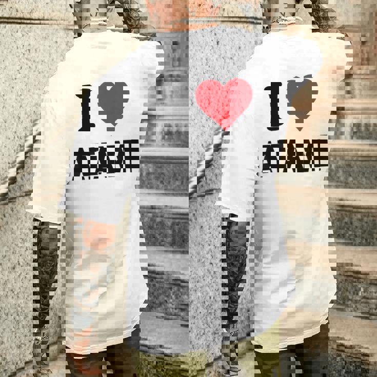 アイハート 熱海 Japan Love Japan お土産 メンズTシャツ バックプリント 彼への贈り物