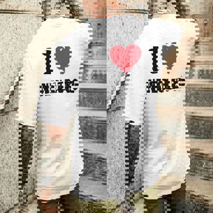 アイハート 目黒ジャパンラブ 日本土産 メンズTシャツ バックプリント 彼への贈り物