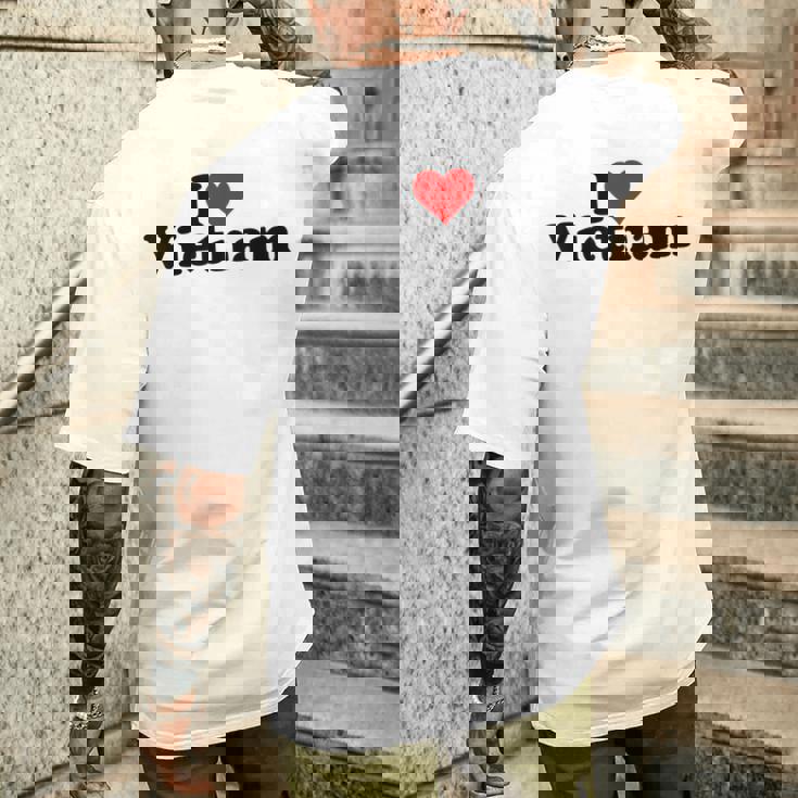 アイラブハートベトナム メンズTシャツ バックプリント 彼への贈り物