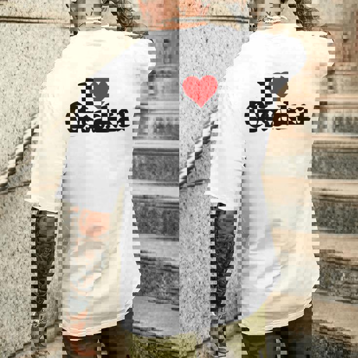 アイラブハート大阪ジャパン メンズTシャツ バックプリント 彼への贈り物