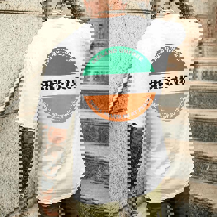 アイルランド外のイギリス軍 アイルランド共和党 メンズTシャツ バックプリント 彼への贈り物