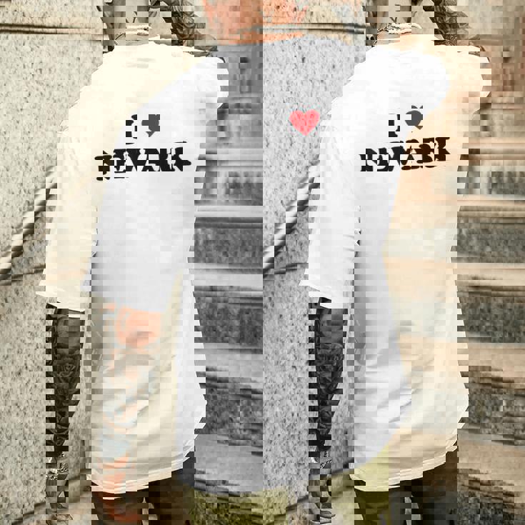 アイ・ハート Usa シティ-アイ・ラブ・ニューアーク メンズTシャツ バックプリント 彼への贈り物