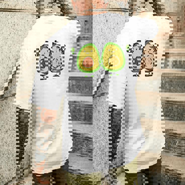 アボカドくん メンズTシャツ バックプリント 彼への贈り物