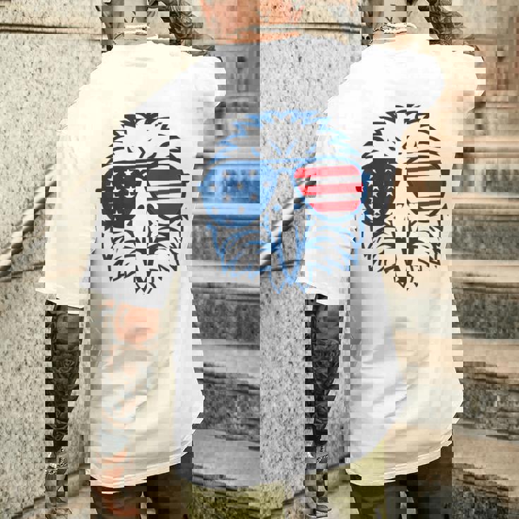 アメリカン・イーグル アメリカ国旗 7月4日 愛国 メンズTシャツ バックプリント 彼への贈り物