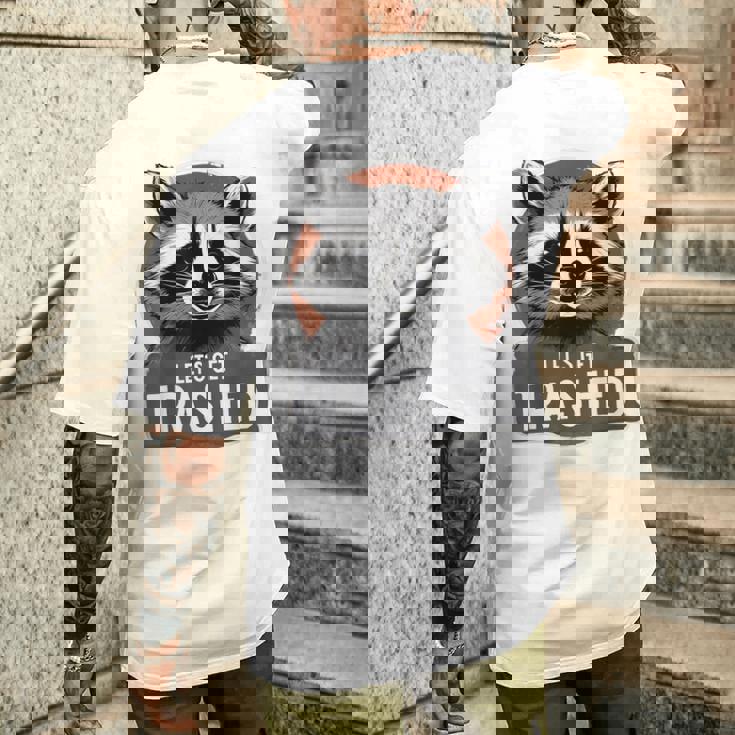 アライグマコスチュームtシャツ グルービー Let's Get Trashed メンズTシャツ バックプリント 彼への贈り物