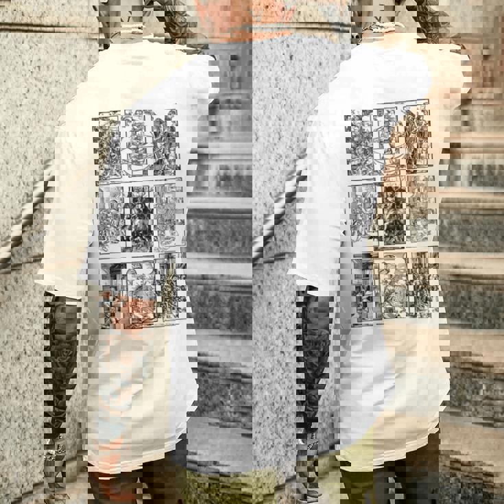 アルブレヒト・デューラー 名画 イラスト レトロ ヴィンテージ クラシック アート 長袖tシャツ メンズTシャツ バックプリント 彼への贈り物