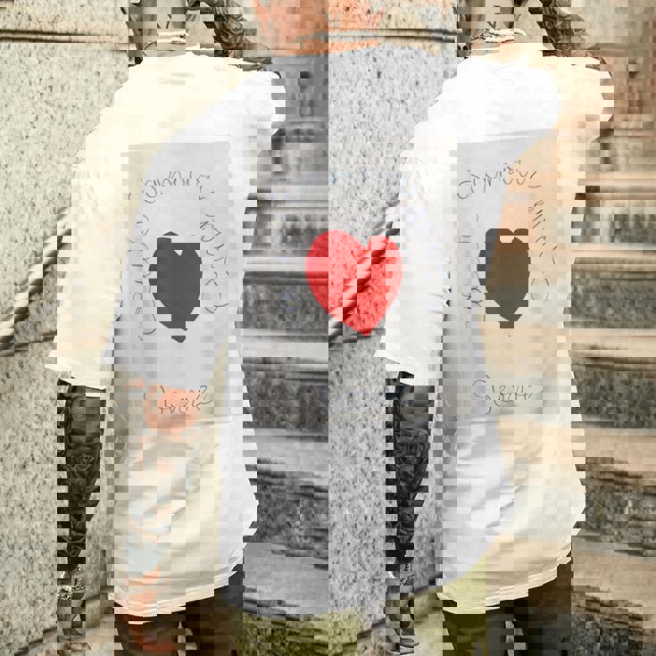 アンリ・マティス ハート メンズTシャツ バックプリント 彼への贈り物