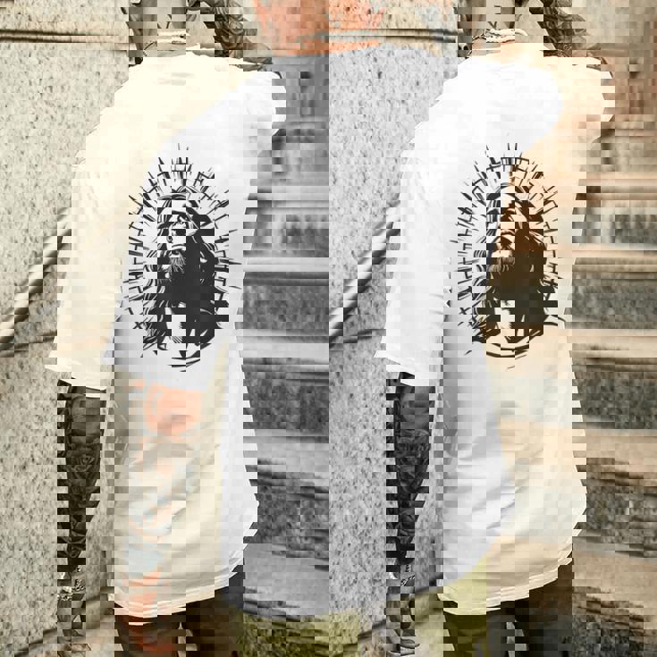 イエスキリスト王王 メンズTシャツ バックプリント 彼への贈り物