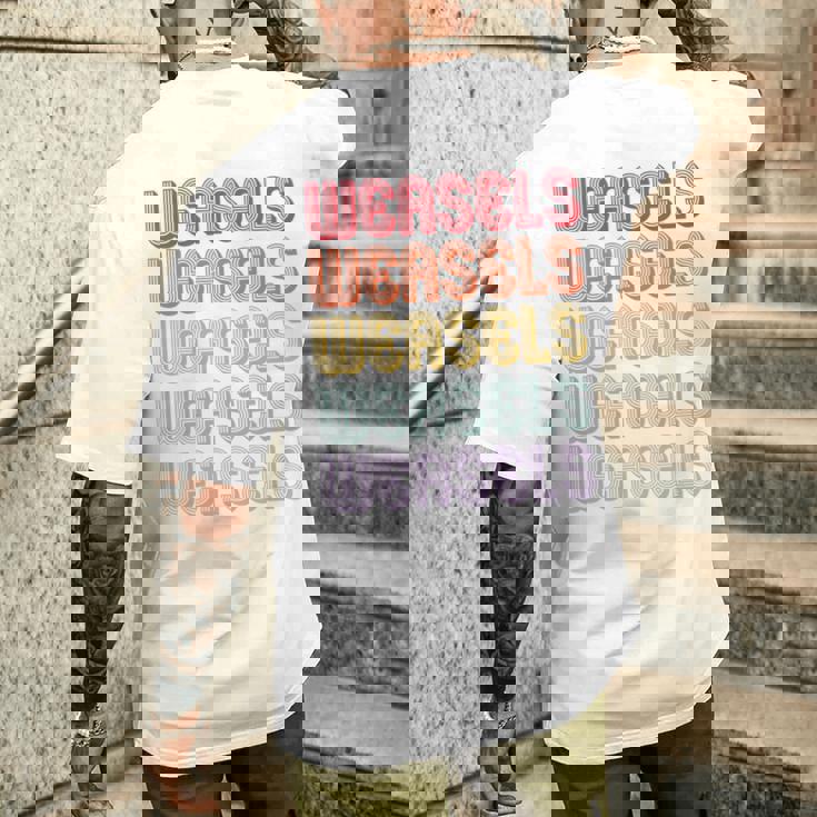 イタチ 長袖tシャツ メンズTシャツ バックプリント 彼への贈り物