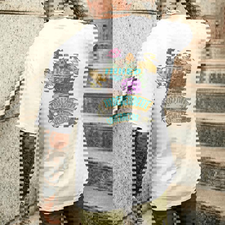 インディペンデント コントラクター インクドクロ タトゥー バックサイドデザイン メンズTシャツ バックプリント 彼への贈り物