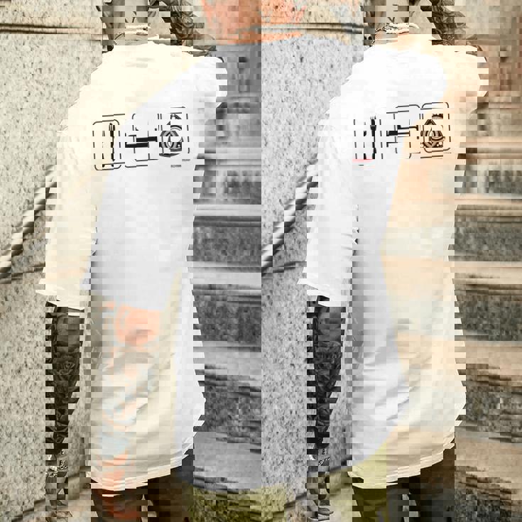 イート・スリープロータリー メンズTシャツ バックプリント 彼への贈り物