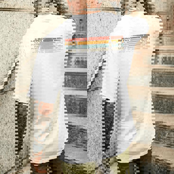 ウェイトレス 食べ物 飲み物とヒント レトロ ウェイティングスタッフ ウェイター 長袖tシャツ メンズTシャツ バックプリント 彼への贈り物