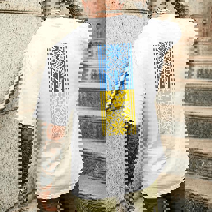 ウクライナの紋章yshyvanka コスチューム ゼレンスキー大統領 長袖tシャツ メンズTシャツ バックプリント 彼への贈り物