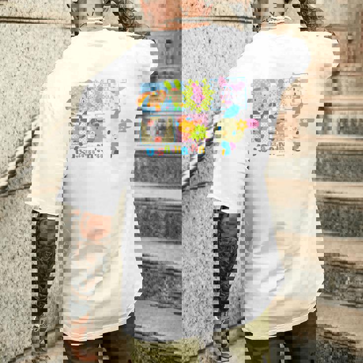 ウサハナ フレンズ メンズTシャツ バックプリント 彼への贈り物