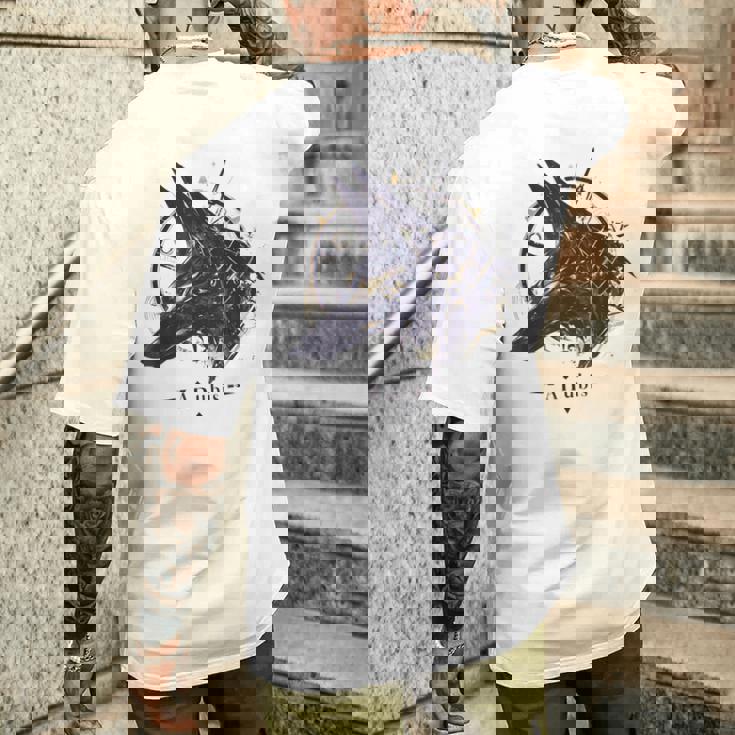 エジプト古代-面白いクールな神々 エジプトアヌビス メンズTシャツ バックプリント 彼への贈り物