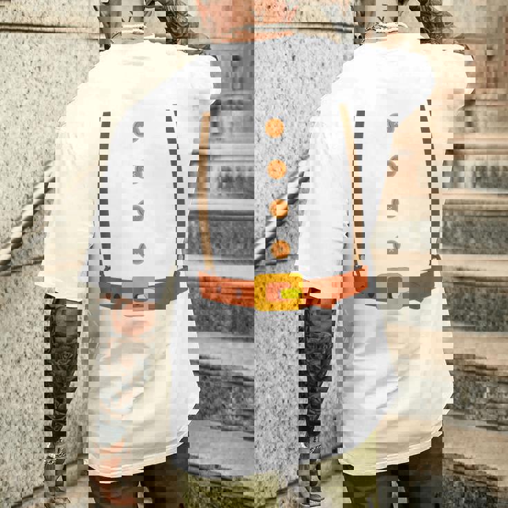 オリジナル クラシック ドワーフ ハロウィン コスチューム グループ 7 7 メンズTシャツ バックプリント 彼への贈り物